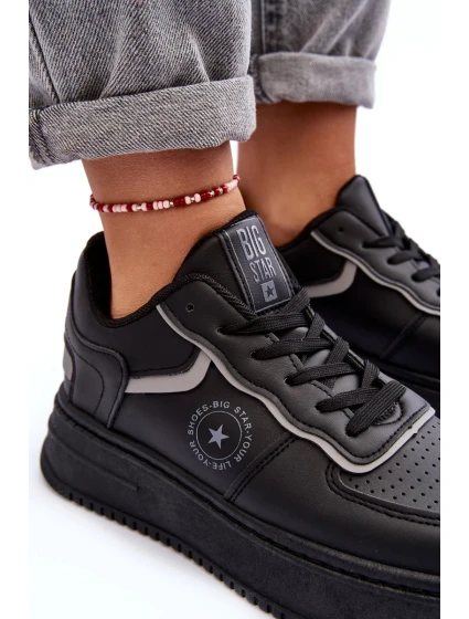 Dámská sportovní obuv Tenisky Big Star Černá Dámská sportovní obuv Tenisky Big Star Černá