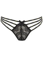 Dámské sexy tanga V-10088 Černá - Axami