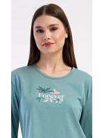 Dámské pyžamo dlouhé model 21154956 - Vienetta Dámské pyžamo dlouhé model 21154956 - Vienetta