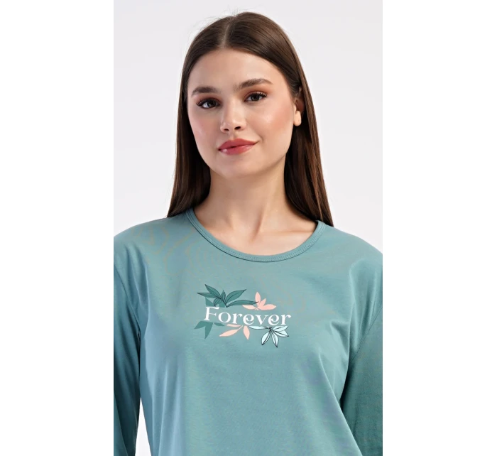 Dámské pyžamo dlouhé model 21154956 - Vienetta Dámské pyžamo dlouhé model 21154956 - Vienetta