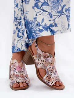 Sandály na podpatku  model 211363 Step in style