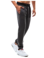 Pánské antracitové teplákové kalhoty model 21962294 - Dstreet