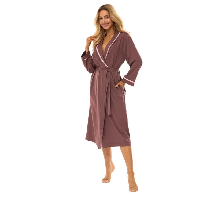 model 21052833 dlouhý dámský župan z viskózy M2XL - L&L