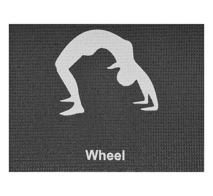 Skládací podložka na jógu 1700x600x5MM ČERNÁ ENERO FIT