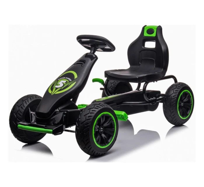 MOTOKÁROVÉ ŠLAPACÍ AUTO ENERO 18 ČERNÉ A ZELENÉ