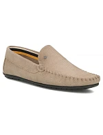 Pánské kožené mokasíny polobotky béžovéFilippo MP923