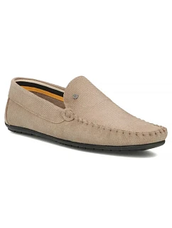 Pánské kožené mokasíny polobotky béžovéFilippo MP923
