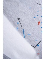 Izolovaná sada s barevným potiskem šedá