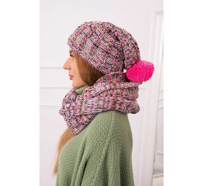 Dámská fleecová souprava 4 Seasons K263 růžová