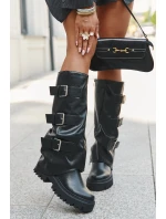 Zateplené dámské kozačky se Černé model 21709299 - Boto Zateplené dámské kozačky se Černé model 21709299 - Boto