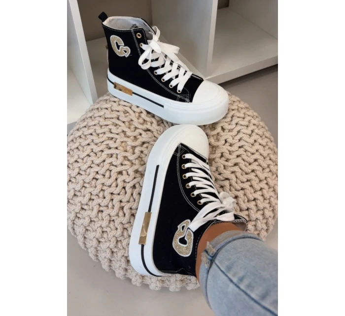 Dámské tenisky na platformě Černé Meloria Dámské tenisky na platformě Černé Meloria