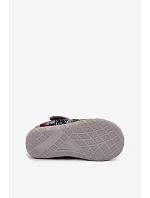 Dětské pantofle Milami na suchý zip šedé Jasimrra Dětské pantofle Milami na suchý zip šedé Jasimrra
