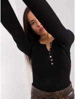Bluzka RV BZ model 19034284 czarny - FPrice Bluzka RV BZ model 19034284 czarny - FPrice