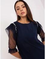 Dámská halenka LK BZ model 21402152 Tmavě modrá Lakerta - FPrice