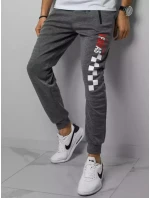 Pánské šedé teplákové kalhoty model 21962847 - Dstreet