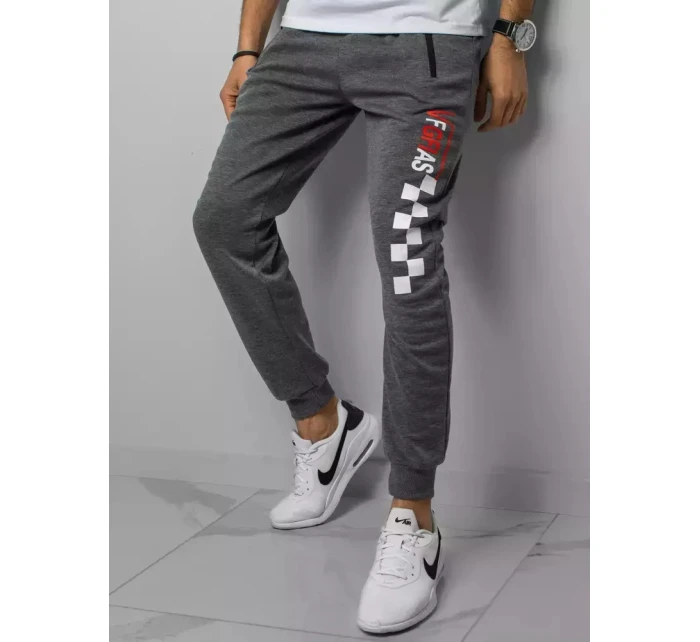 FashionStreet šedé pánské tepláky UX3041 FashionStreet šedé pánské tepláky UX3041