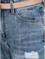 Dámské džínové kalhoty s dírami modré Dstreet model 21992810 - FashionStreet Dámské džínové kalhoty s dírami modré Dstreet model 21992810 - FashionStreet