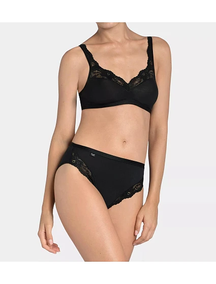Sloggi Romance - Tai kalhotky z bavlny Supima® s krajkou Sloggi Sloggi Romance - Tai kalhotky z bavlny Supima® s krajkou Sloggi