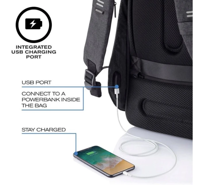 XD DESIGN BATOH PROTI KRÁDEŽI BOBBY HERO SMALL BLACK P/N: P705.701 XD DESIGN BATOH PROTI KRÁDEŽI BOBBY HERO SMALL BLACK P/N: P705.701