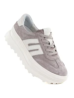 Dámské kožené boty na platformě béžové Vinceza 79614 dámské Dámské kožené boty na platformě béžové Vinceza 79614 dámské