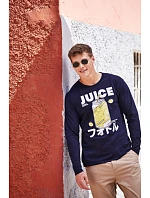 Fruit of the Loom Iconic 195 LSL Pánské tričko z těžké bavlny s dl. rukávem 16.1360 deep navy Fruit of the Loom Iconic 195 LSL Pánské tričko z těžké bavlny s dl. rukávem 16.1360 deep navy