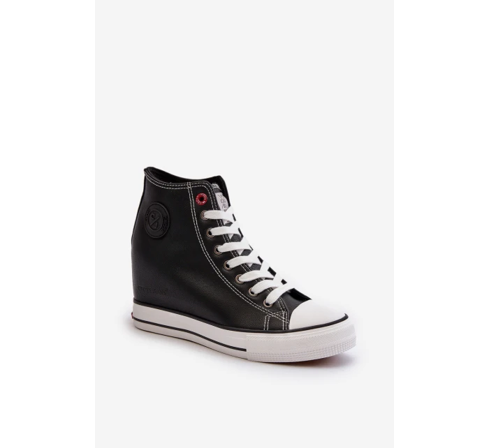 Dámské tenisky na podpatku Cross Jeans NN2R4005 Černé