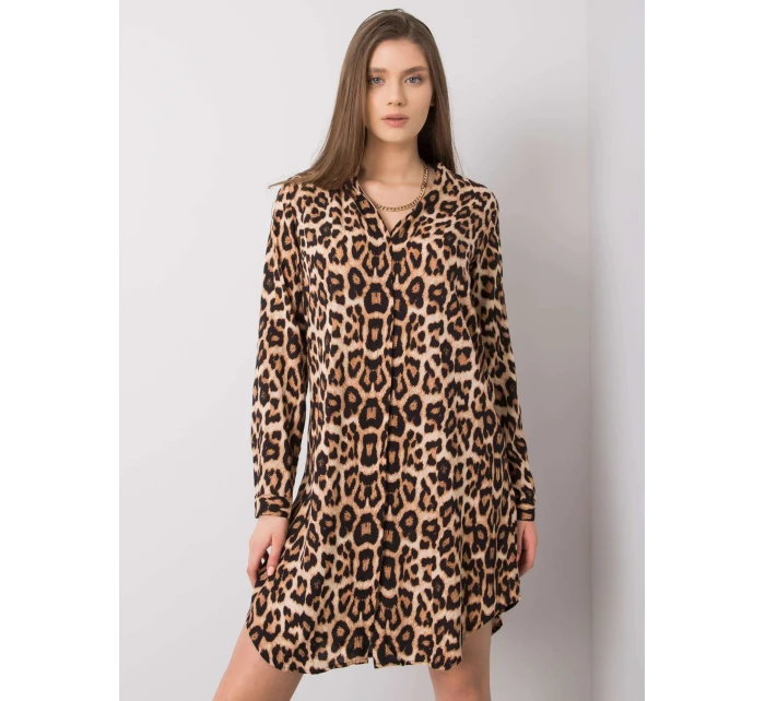 Šaty TO SK 1103 10.08P hnědá