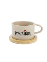 POHODINDA - krémový hrníček makronka 200 ml