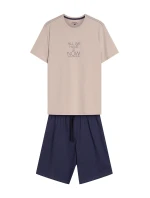 Pánské pyžamo  Béžová / tmavě modrá  model 21865046 - Henderson