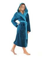 Dámský župan Tampa duo s kapucí 3959 petrolejová - Vestis