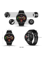 Černý silikonový řemínek model 21805559 - VELTORI