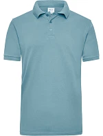 JN 801 Pánské pracovní piqué polo z těžké bavlny model 22490541 steel blue - Daiber JN 801 Pánské pracovní piqué polo z těžké bavlny model 22490541 steel blue - Daiber