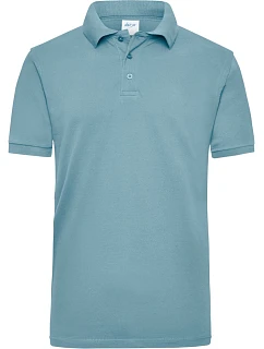 JN 801 Pánské pracovní piqué polo z těžké bavlny model 22490541 steel blue - Daiber