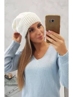 Dámská čepice Ingrid K371 ecru Dámská čepice Ingrid K371 ecru