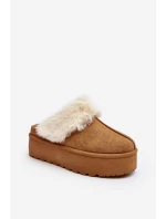 Dámské sněhule na tlusté podešvi Camel Starlyn