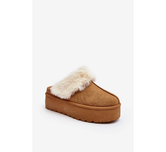 Dámské sněhule na tlusté podešvi Camel Starlyn