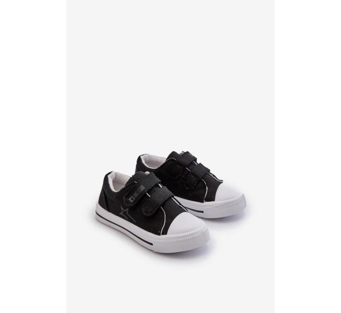 Dětské Tenisky Na Suchý Zip Big Star model 21665993 Černé - Big Star Shoes Dětské Tenisky Na Suchý Zip Big Star model 21665993 Černé - Big Star Shoes