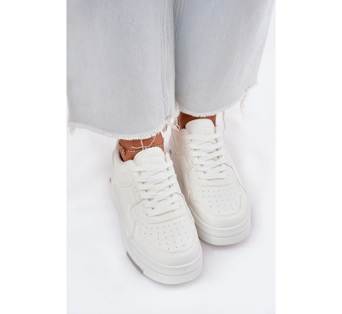 Nízké dámské sneakersy Big Star RR274A310 HI-POLY SYSTEM Bílé Nízké dámské sneakersy Big Star RR274A310 HI-POLY SYSTEM Bílé