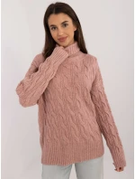 Sweter AT SW model 20470295 ciemny różowy - FPrice