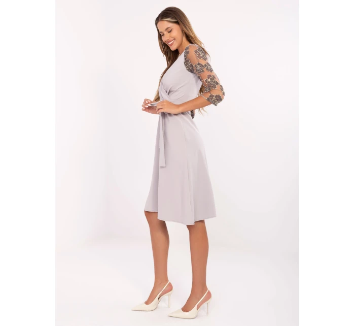 Šaty LK SK 507860.82P světle šedá Šaty LK SK 507860.82P světle šedá