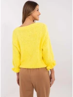 Sweter MI SW model 20849264 żółty - FPrice Sweter MI SW model 20849264 żółty - FPrice