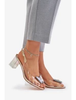 Sandály na podpatku model 215721 Step in style Sandály na podpatku model 215721 Step in style