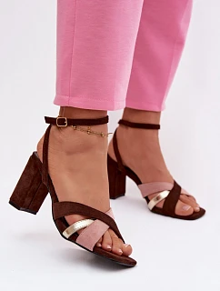 Sandály na podpatku  model 226335 Step in style