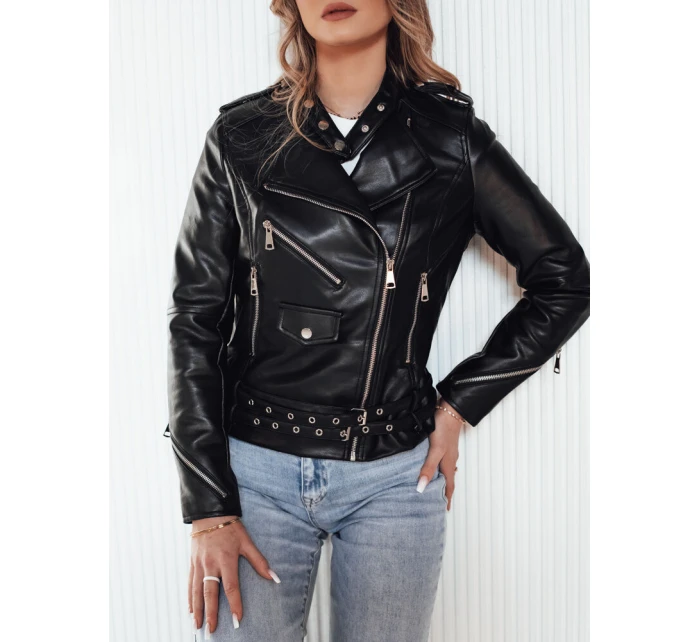 ROLDAN dámská kožená bunda ramones černá FashionStreet TY4180