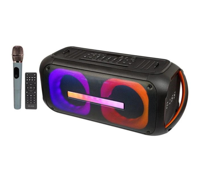 Reproduktor Bluetooth + dálkové ovládání + kabelový mikrofon