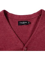 Pánský pletený cardigan s výstřihem do V 11. black model 22476185 - Russell Athletic Pánský pletený cardigan s výstřihem do V 11. black model 22476185 - Russell Athletic