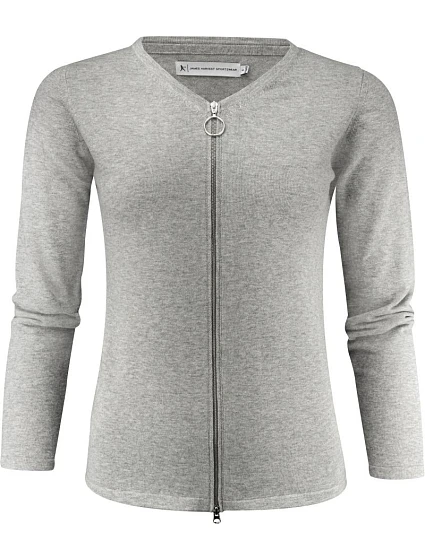 James Harvest Ashland Cardigan Women Dámský cardigan 62.2511 grey melange James Harvest Ashland Cardigan Women Dámský cardigan 62.2511 grey melange