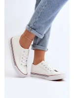 Dámské tenisky z ekokůže bílé model 21646860 - EVENTO