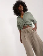 Kalhoty D73761M62237E khaki