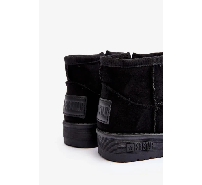 Dětské zateplené sněhule Black Big Star Dětské zateplené sněhule Black Big Star